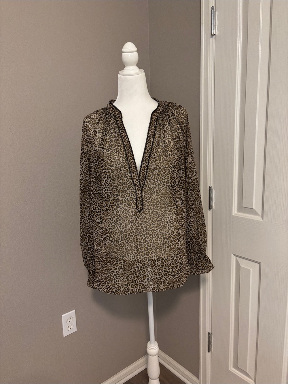 Animal Print Blouse